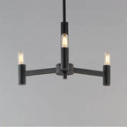 Maxim Lighting 21363BK Black Emana 3-light Chandelier Image 3
