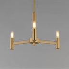 Maxim Lighting 21363NAB Natural Aged Brass Emana 3-light Chandelier Image 2