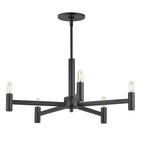 Maxim Lighting 21365BK Black Emana 5-light Chandelier Image 1