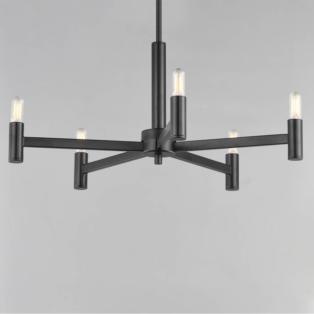 Maxim Lighting 21365BK Black Emana 5-light Chandelier Image 3
