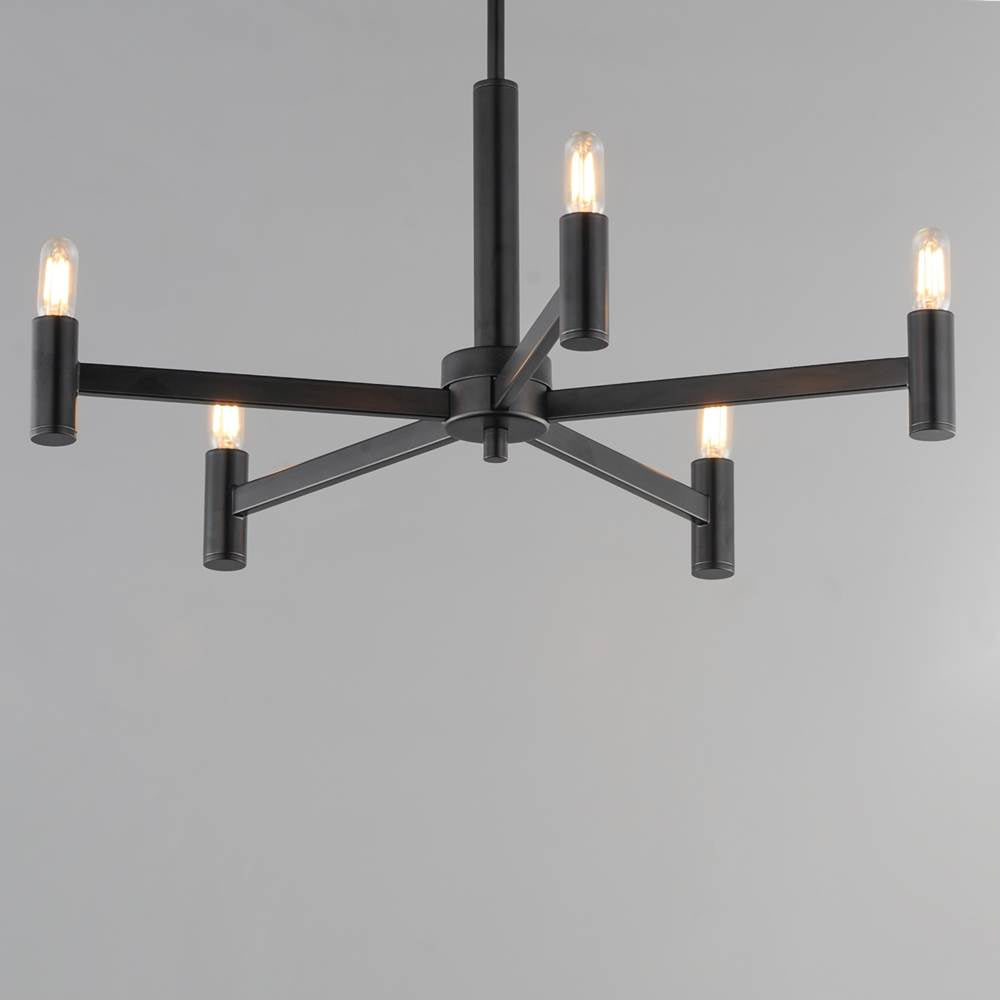 Maxim Lighting 21365BK Black Emana 5-light Chandelier Image 2