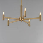 Maxim Lighting 21365NAB Natural Aged Brass Emana 5-light Chandelier Image 3