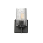 Maxim Lighting 21371CRBK Black Rigata 1-light Wall Sconce Image 1