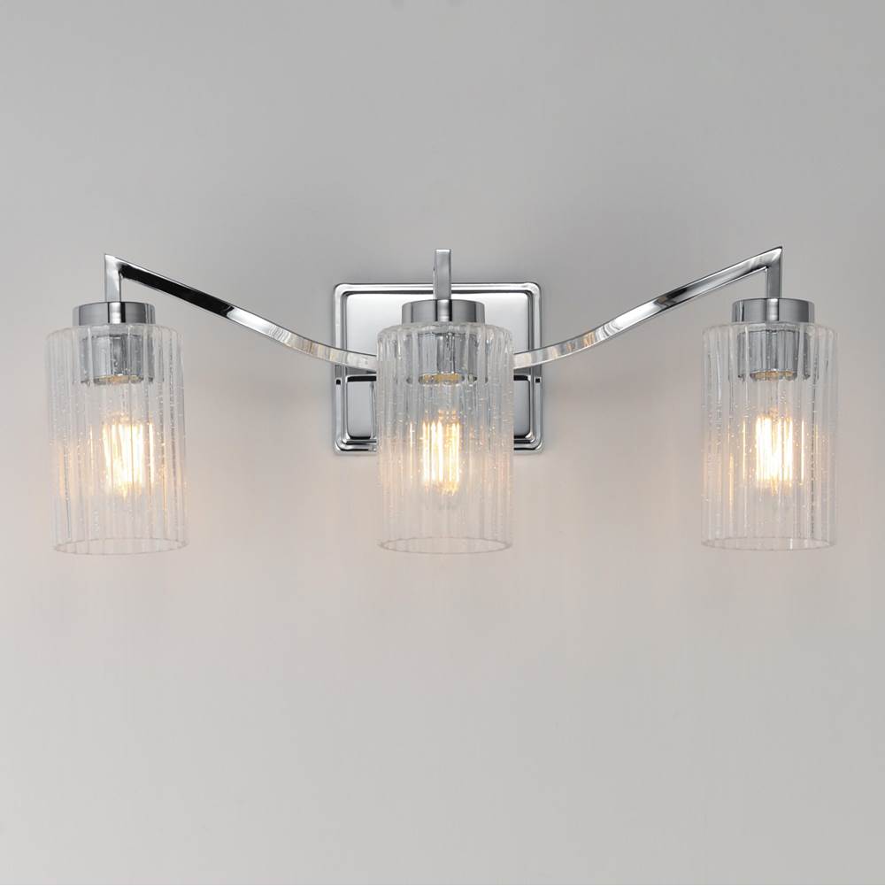 Maxim Lighting 21373CRPN Polished Nickel Rigata 3-light Bath Vanity Image 3