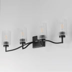 Maxim Lighting 21374CRBK Black Rigata 4-light Bath Vanity Image 2