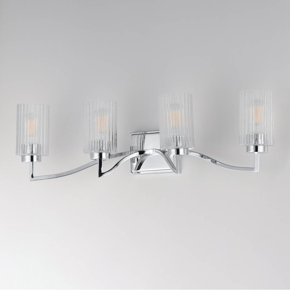 Maxim Lighting 21374CRPN Polished Nickel Rigata 4-light Bath Vanity Image 3