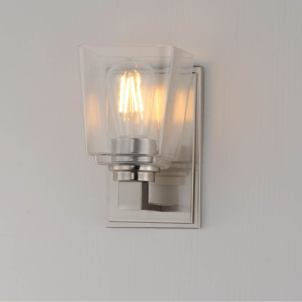 Maxim Lighting 21381CLSN Satin Nickel Cubos-wall Sconce Image 3