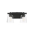 Maxim Lighting 21382CLBK Black Cubos 2-light Wall Sconce Image 1