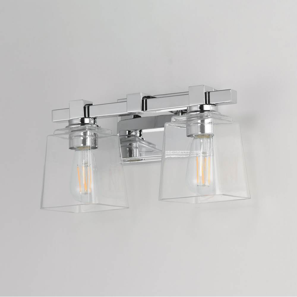 Maxim Lighting 21382CLPC Polished Chrome Cubos 2-light Wall Sconce Image 2