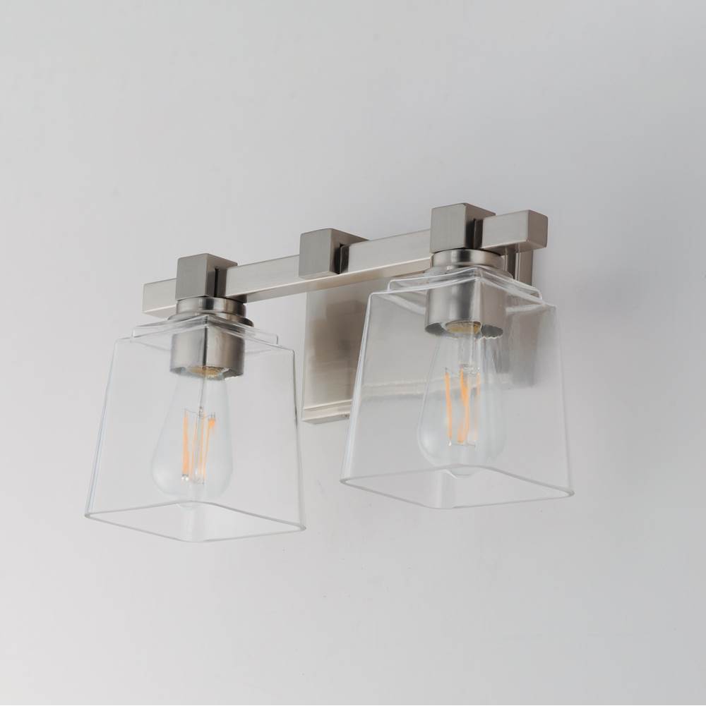 Maxim Lighting 21382CLSN Satin Nickel Cubos-bath Vanity Image 3