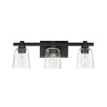 Maxim Lighting 21383CLBK Black Cubos 3-light Bath Vanity Image 1