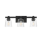 Maxim Lighting 21383CLBK Black Cubos 3-light Bath Vanity Image 1