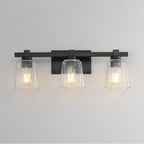 Maxim Lighting 21383CLBK Black Cubos 3-light Bath Vanity Image 3