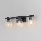 Maxim Lighting 21383CLBK Black Cubos 3-light Bath Vanity Image 2