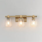Maxim Lighting 21383CLNAB Natural Aged Brass Cubos 3-light Bath Vanity Image 3
