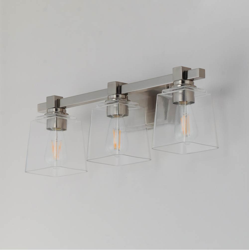 Maxim Lighting 21383CLSN Satin Nickel Cubos-bath Vanity Image 3