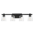 Maxim Lighting 21384CLBK Black Cubos 4-light Bath Vanity Image 1