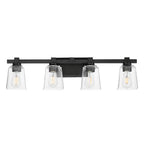 Maxim Lighting 21384CLBK Black Cubos 4-light Bath Vanity Image 1