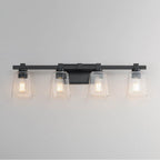 Maxim Lighting 21384CLBK Black Cubos 4-light Bath Vanity Image 3