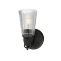 Maxim Lighting 21391CLBK Black Jackson Hole 1-light Wall Sconce Image 1