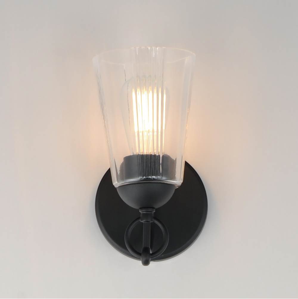 Maxim Lighting 21391CLBK Black Jackson Hole 1-light Wall Sconce Image 3