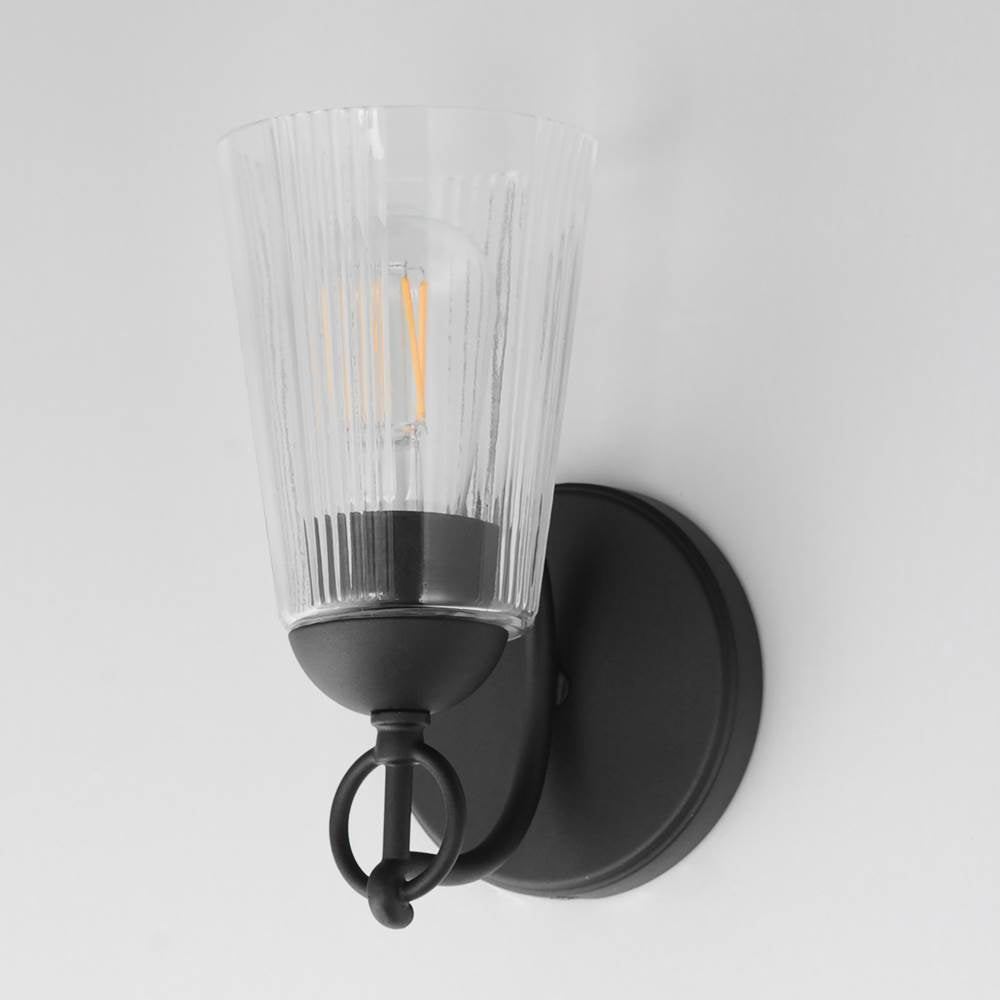 Maxim Lighting 21391CLBK Black Jackson Hole 1-light Wall Sconce Image 2
