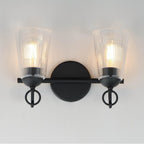 Maxim Lighting 21392CLBK Black Jackson Hole 2-light Wall Sconce Image 3