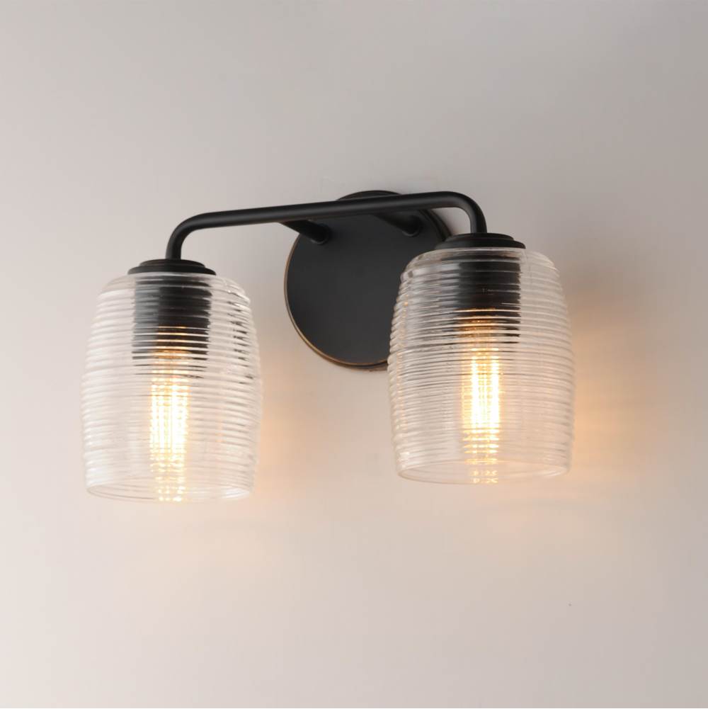 Maxim Lighting 21412CRKB Kentucky Bronze Honey 2-light Sconce Image 3
