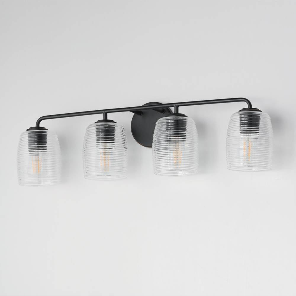 Maxim Lighting 21414CRKB Kentucky Bronze Honey 4-light Bath Vanity Image 3