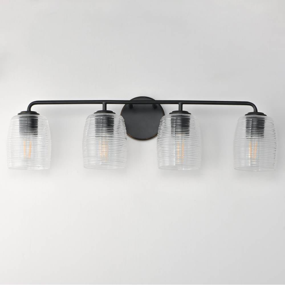 Maxim Lighting 21414CRKB Kentucky Bronze Honey 4-light Bath Vanity Image 2