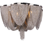 Maxim Lighting 21460NKPN Polished Nickel Chantilly 6-light Flush Mount Image 1