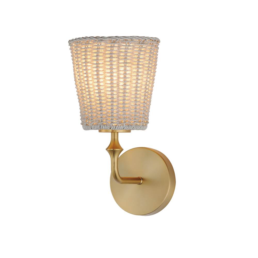 Maxim Lighting 21481WWTNAB Natural Aged Brass Baja-wall Sconce Image 1
