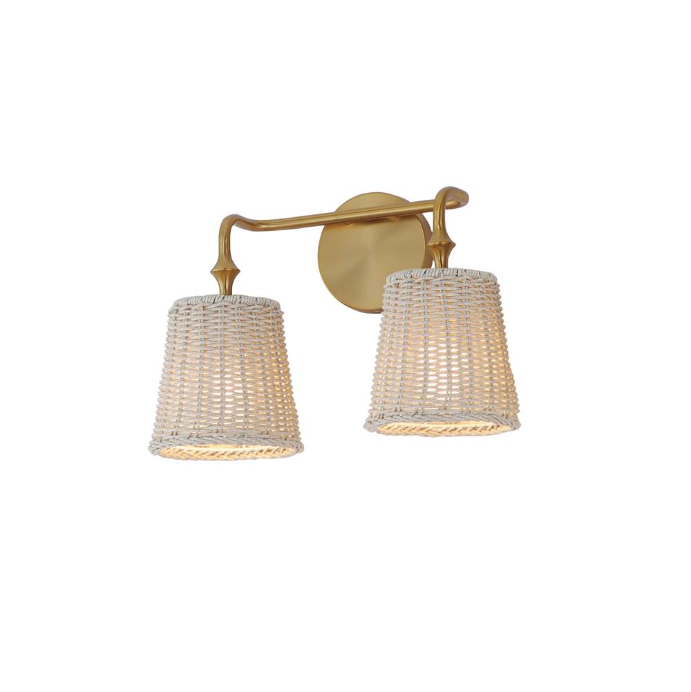 Maxim Lighting 21482WWTNAB Natural Aged Brass Baja-bath Vanity Image 1