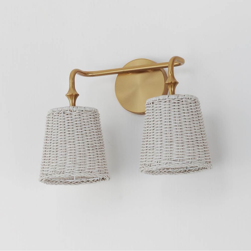 Maxim Lighting 21482WWTNAB Natural Aged Brass Baja-bath Vanity Image 2