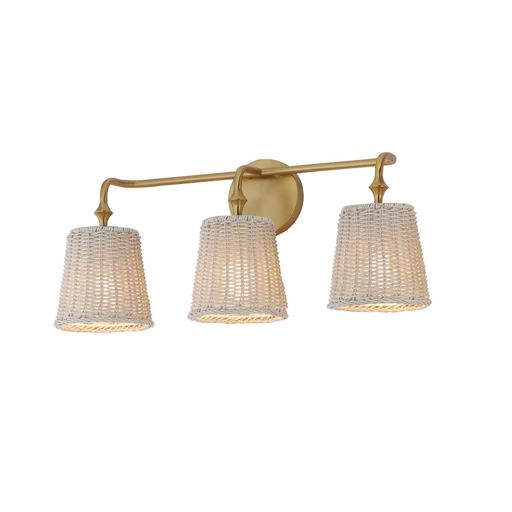 Maxim Lighting 21483WWTNAB Natural Aged Brass Baja-bath Vanity Image 1
