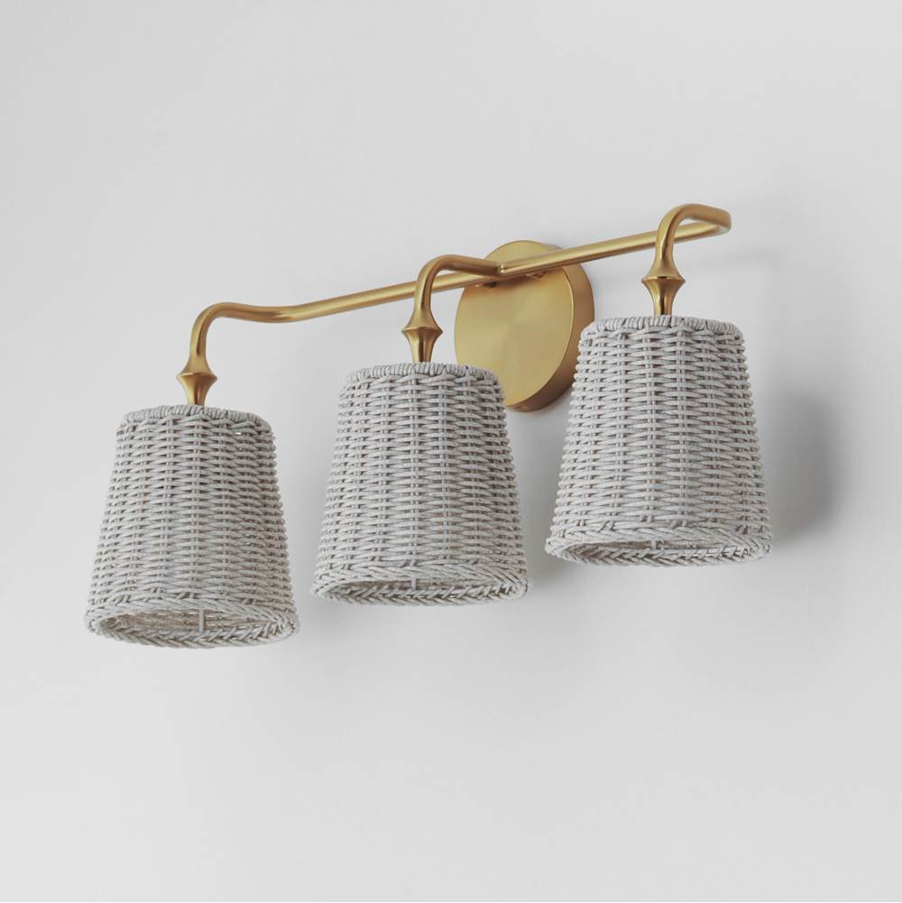 Maxim Lighting 21483WWTNAB Natural Aged Brass Baja-bath Vanity Image 2