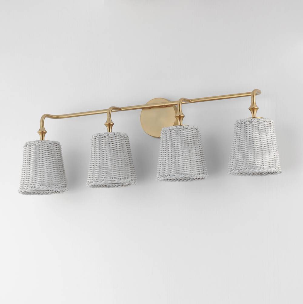 Maxim Lighting 21484WWTNAB Natural Aged Brass Baja-bath Vanity Image 2