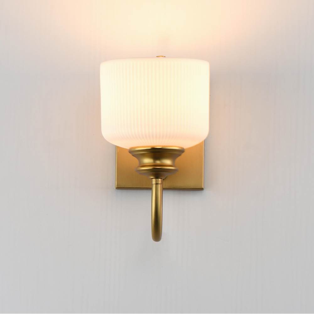 Maxim Lighting 21491WTNAB Natural Aged Brass Bisque-wall Sconce Image 3