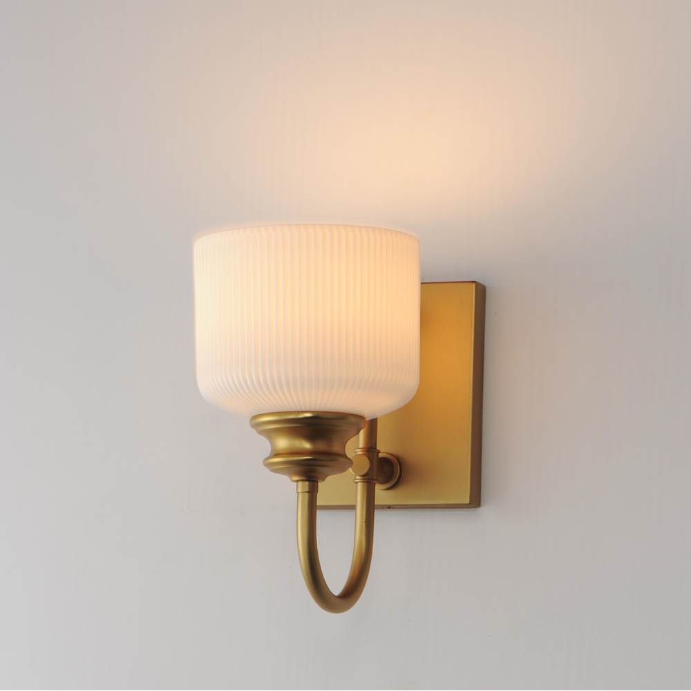 Maxim Lighting 21491WTNAB Natural Aged Brass Bisque-wall Sconce Image 2