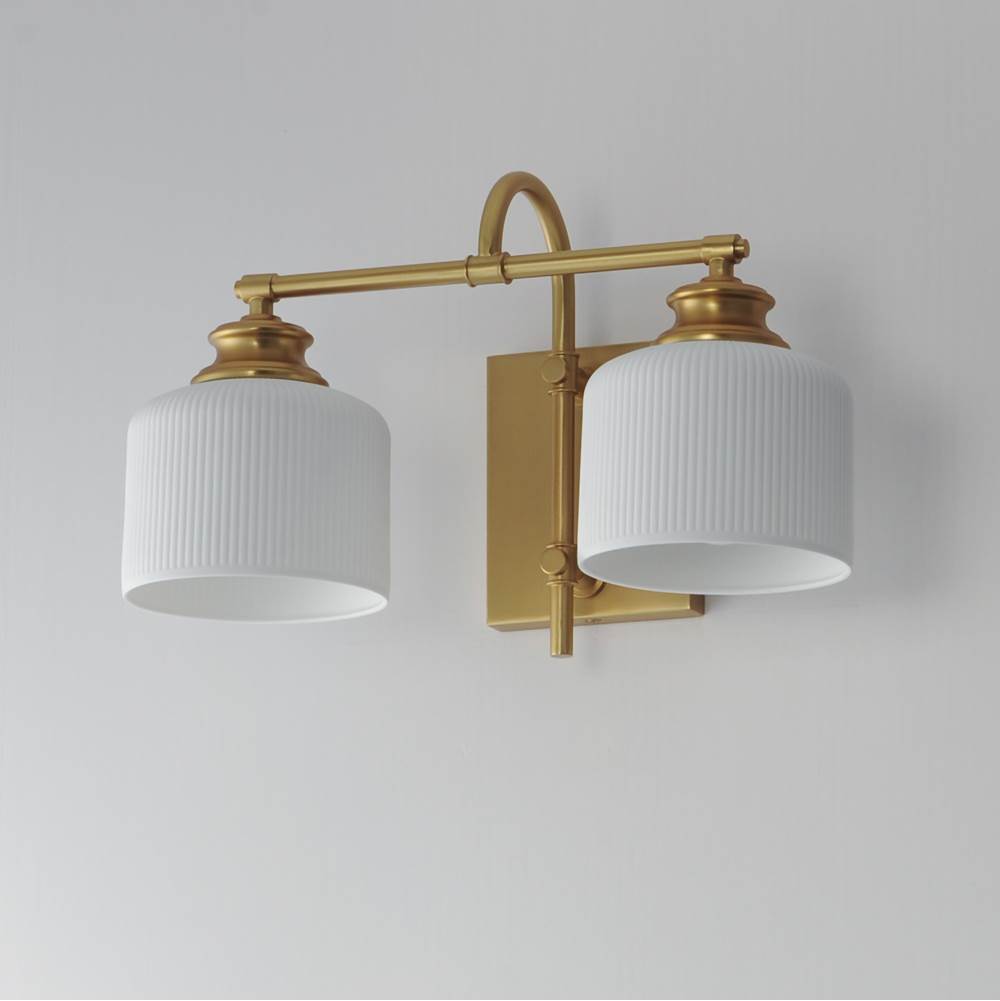 Maxim Lighting 21492WTNAB Natural Aged Brass Bisque-wall Sconce Image 2