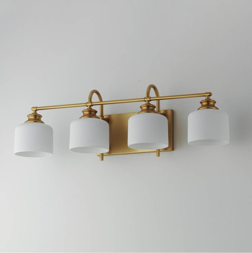 Maxim Lighting 21494WTNAB Natural Aged Brass Bisque-bath Vanity Image 2