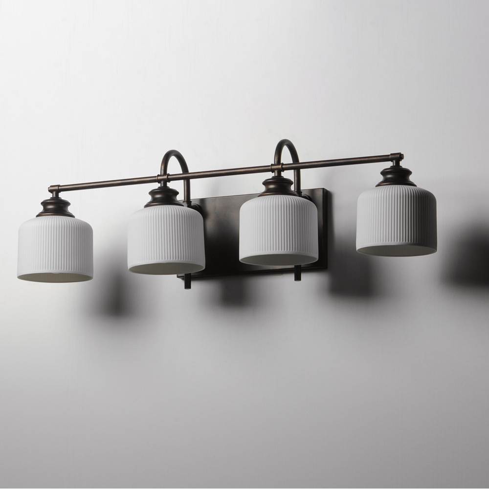 Maxim Lighting 21494WTOI Oil Rubbed Bronze Bisque-bath Vanity Image 2