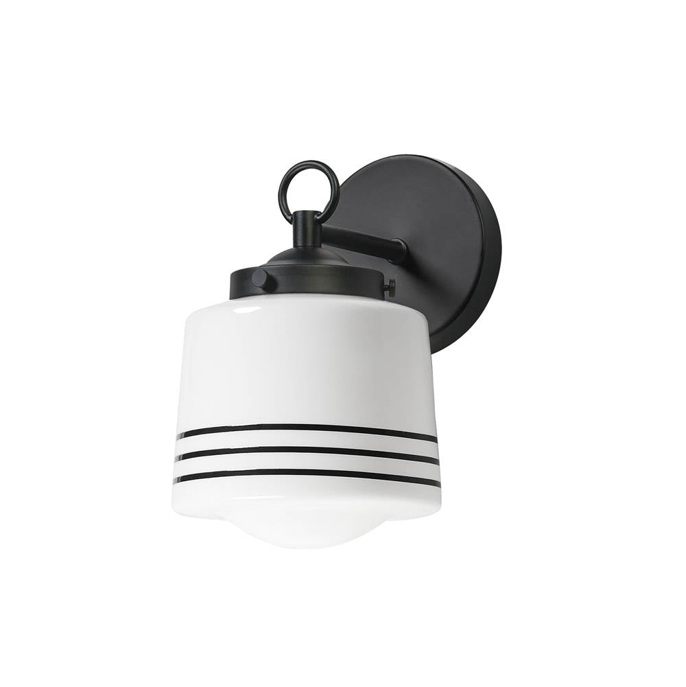 Maxim Lighting 21531WTBK Black Eureka-wall Sconce Image 1