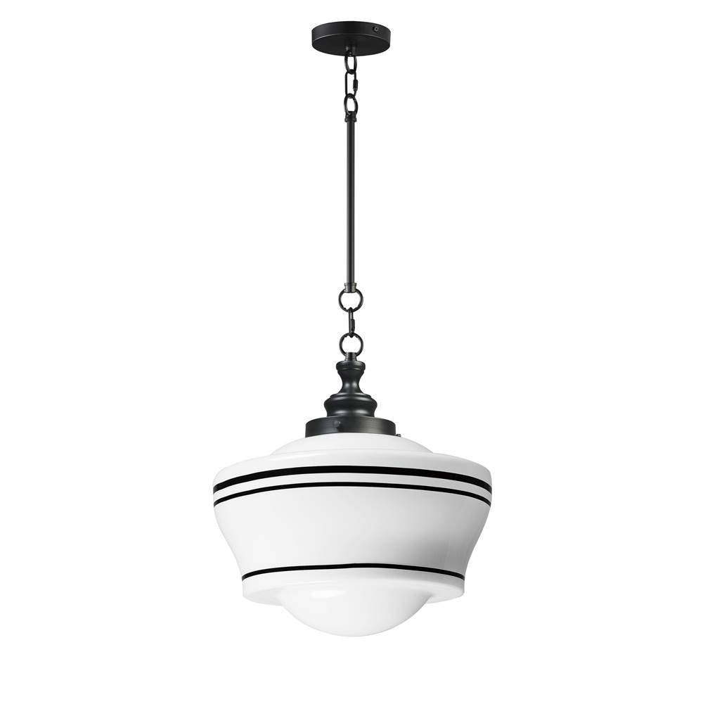Maxim Lighting 21533WTBK Black Eureka-single Pendant Image 1