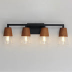 Maxim Lighting 21624CLWNBK Walnut,Black Carpenter 4-light Bath Vanity Image 4