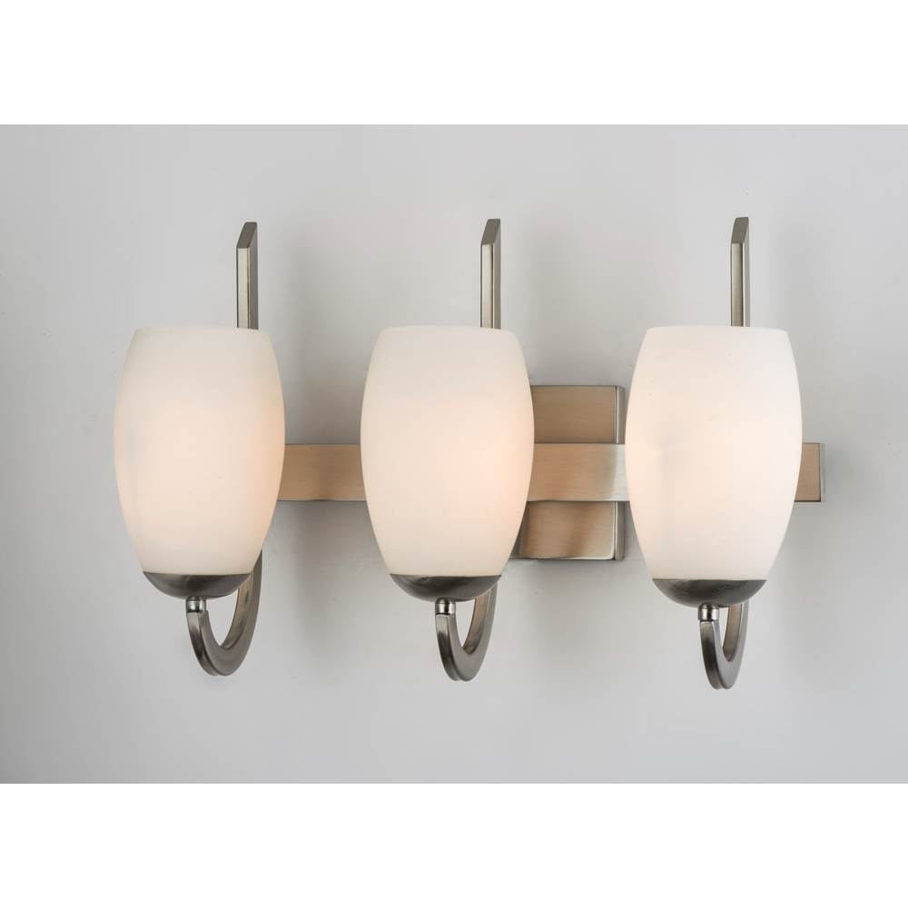 Maxim Lighting 21643SWSN Satin Nickel Taylor 3-light Bath Vanity Image 3