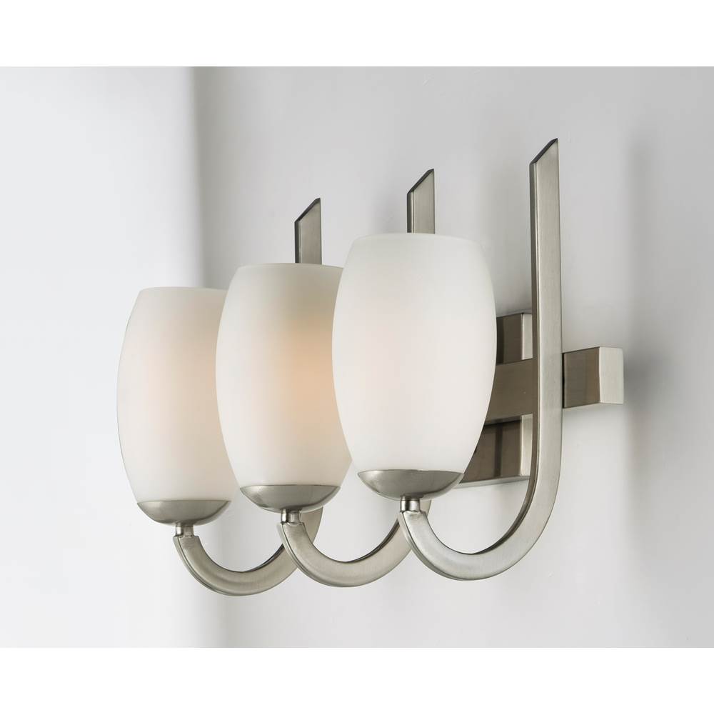 Maxim Lighting 21643SWSN Satin Nickel Taylor 3-light Bath Vanity Image 2
