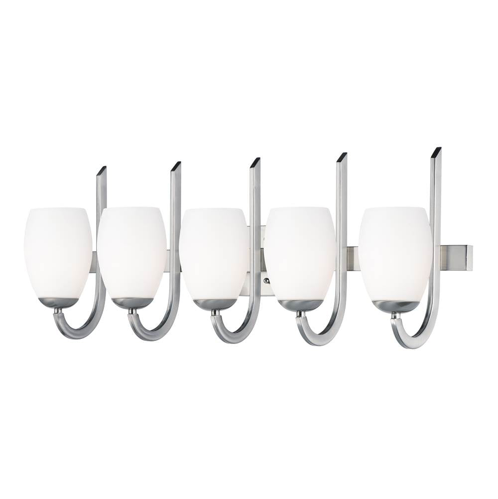 Maxim Lighting 21645SWSN Satin Nickel Taylor 5-light Bath Vanity Image 1