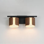 Maxim Lighting 21712SWWNBK Walnut,Black Draughtsman 2-light Bath Vanity Image 4