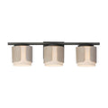 Maxim Lighting 21713SWNWDCHL Natural Wood,Charcoal Draughtsman 3-light Bath Vanity Image 1